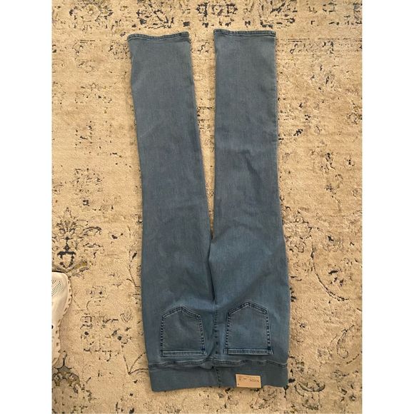 NYDJ NWT Pull-On Straight Belle Isle Blue Jeans Stretch Pants, Size 4, MSRP $119 - Picture 7 of 15